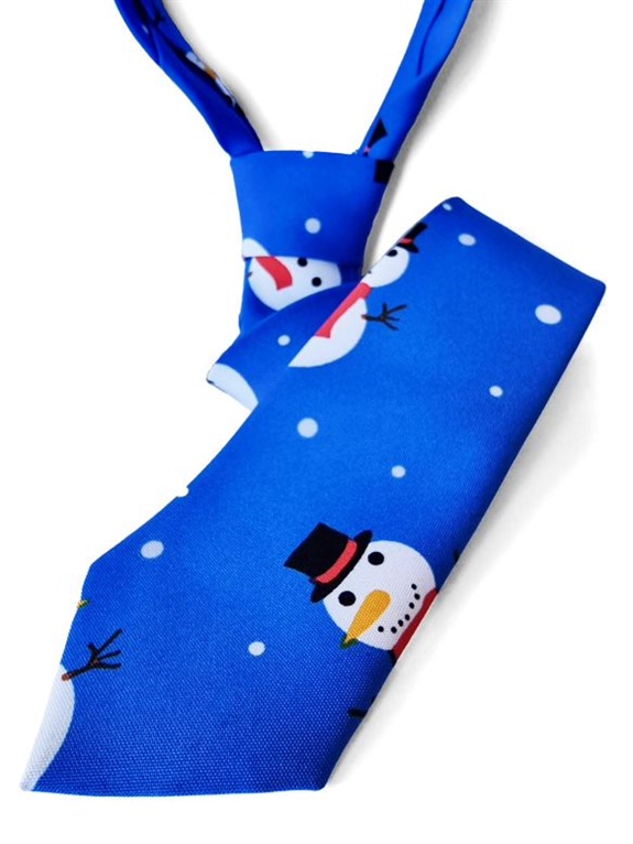 Snazzy Santa Slips - Blå/Snemand